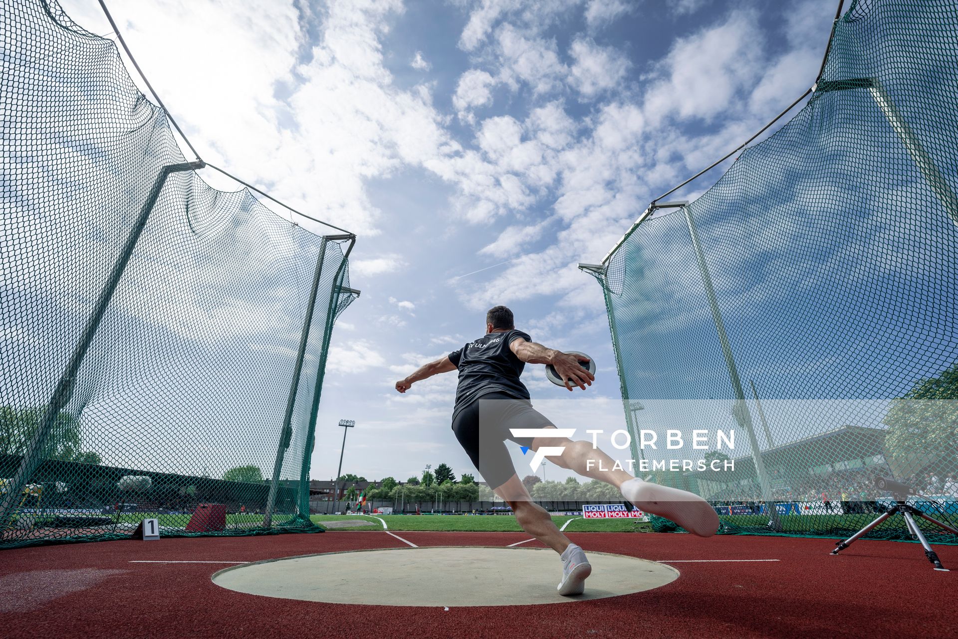 Tim Nowak (SSV Ulm 1846) beim Diskuswerfen am 08.05.2022 beim Stadtwerke Ratingen Mehrkampf-Meeting 2022 in Ratingen